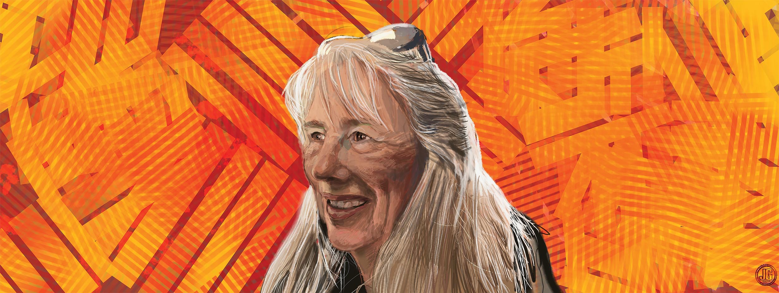 Digital Portrait Painting of CHRISTIE CHILTON by Jonathan Goldman