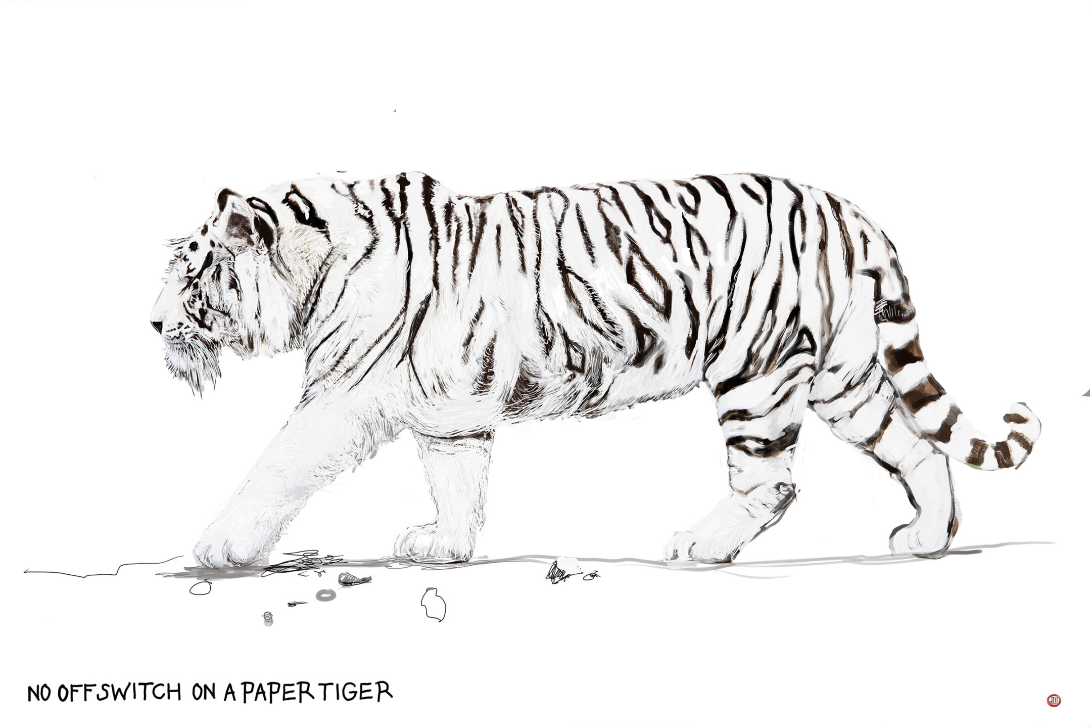 No off switch on a White Paper Tiger